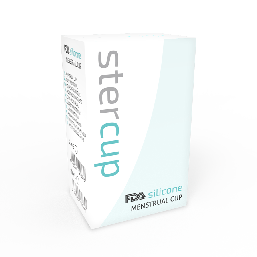 STERCUP - COPO MENSTRUAL DE SILICONE FDA AQUAMARINE - TAMANHO S - Image 4