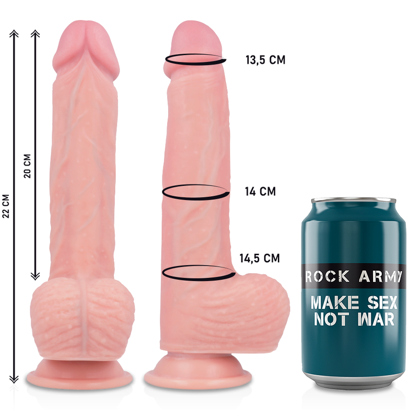 ROCKARMY - ARNÊS + ROTADOR E VIBRADOR HAWK 22 CM -O- 4.6 CM - Image 4