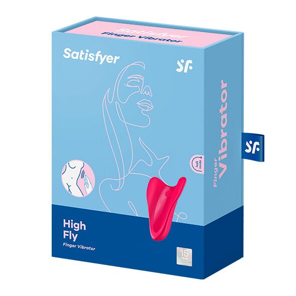 SATISFYER - VIBRADOR DE DEDO HIGH FLY FÚCSIA - Image 4