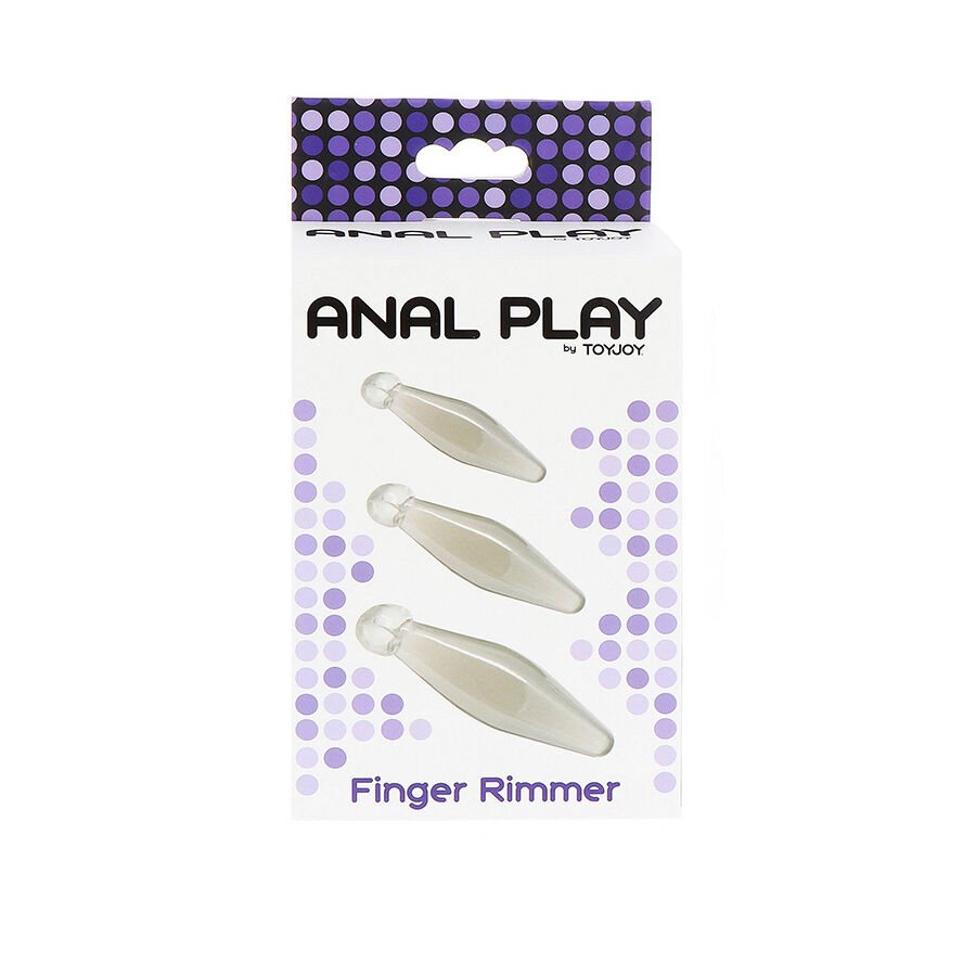 TOYJOY - ANAL PLAY FINGER RIMMER 3 PEÇAS TRANSPARENTE - Image 3