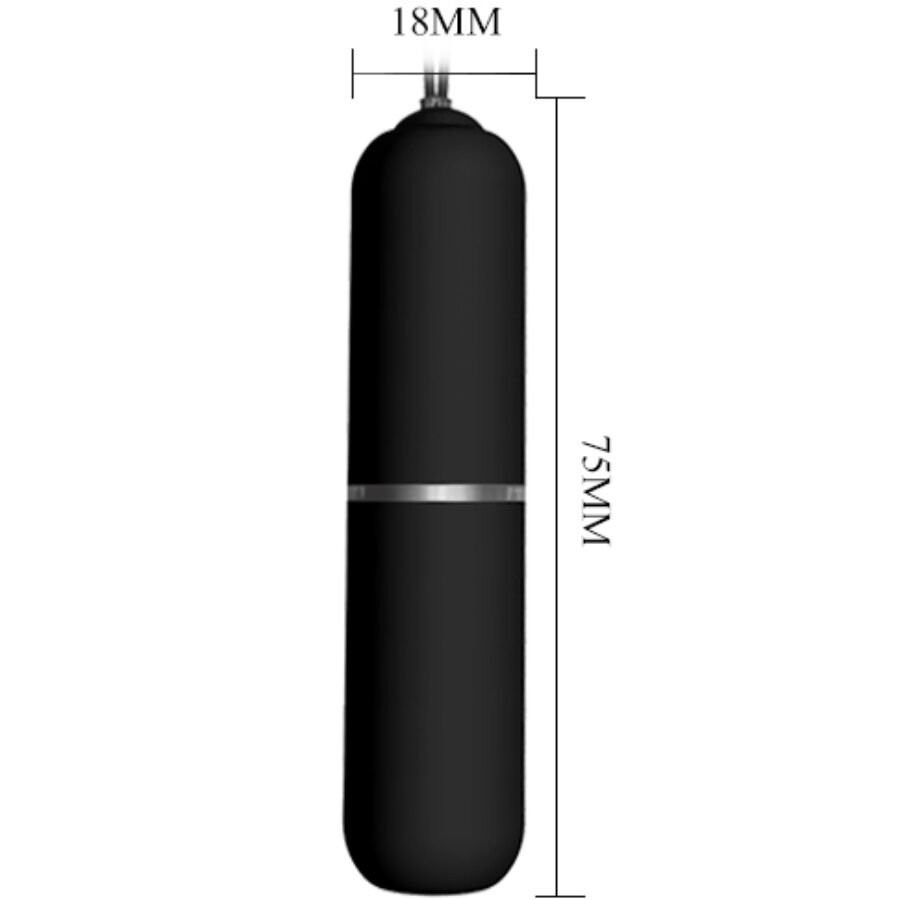 BAILE - CALCINHA FIO DENTAL COM VIBRADOR BALA E CONTROLE REMOTO PRETA - Image 4