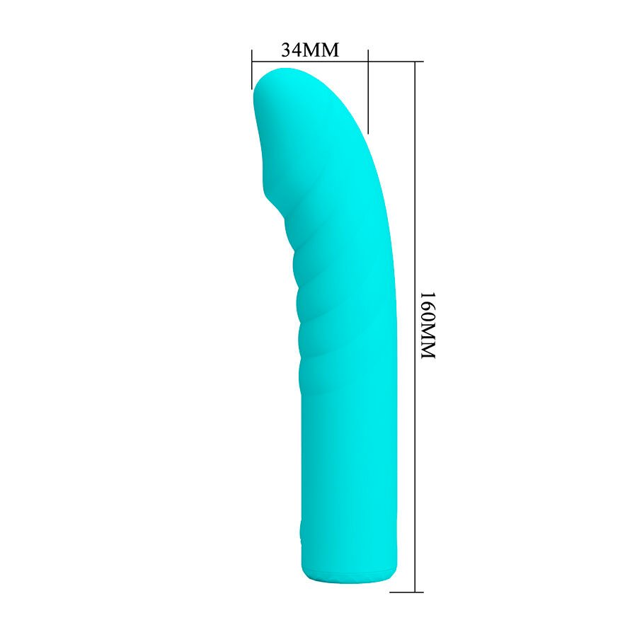 PRETTY LOVE - RYLAN VIBRADOR AZUL PARA PONTO G - Image 5