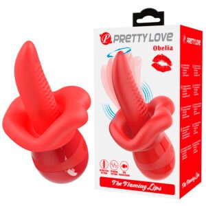 PRETTY LOVE - OBELIA VIBRADOR DE LÍNGUA COM MOVIMENTO ORBITAL