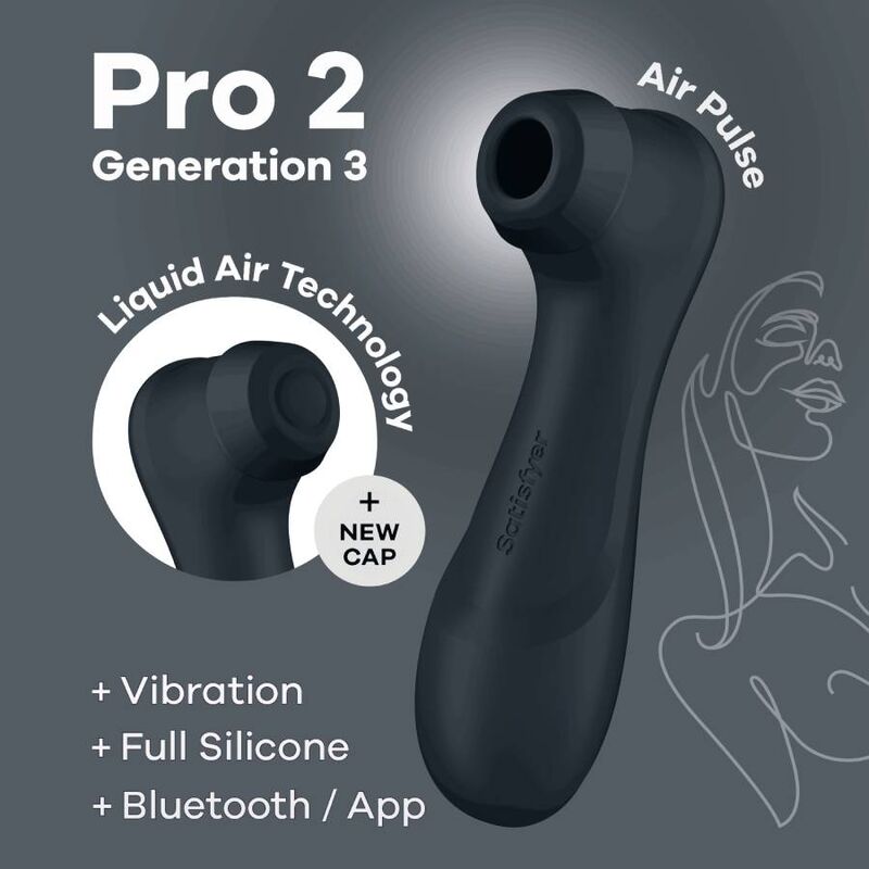 SATISFYER - PRO 2 GENERACIÓN 3 PRETO BLUETOOTH E APLICATIVO - Image 6