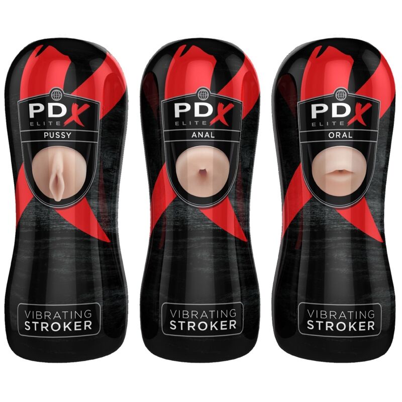 PDX ELITE - CONJUNTO STROKER 12 UNIDADES: 6X VAGINA, 3X ANO, 3X BOCA - Image 2