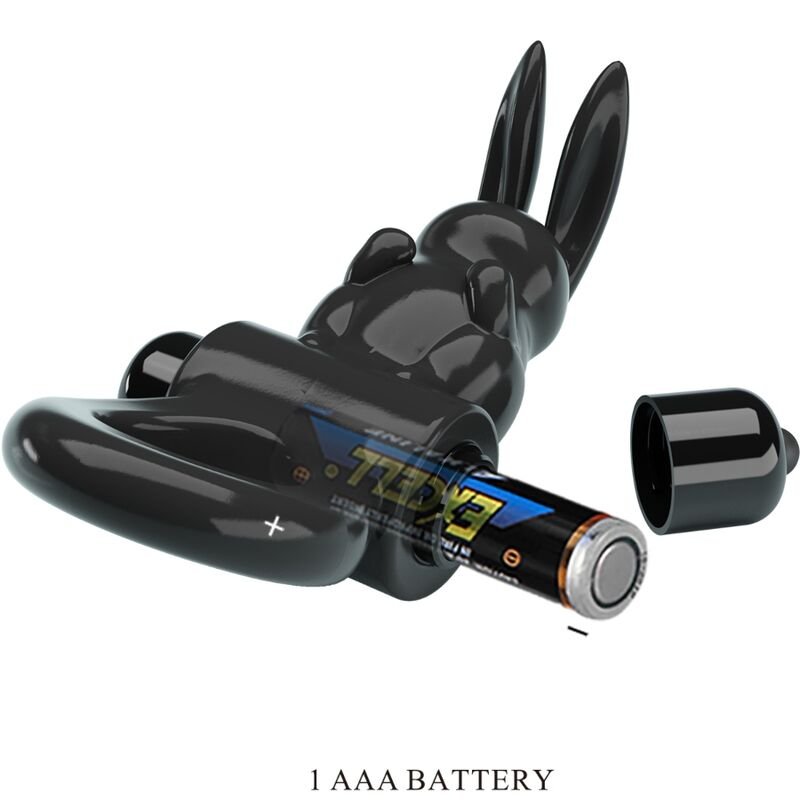PRETTY LOVE - ANEL VIBRADOR COELHO ANEL EXCITANTE 10 VIBRAÇÕES PRETO - Image 4