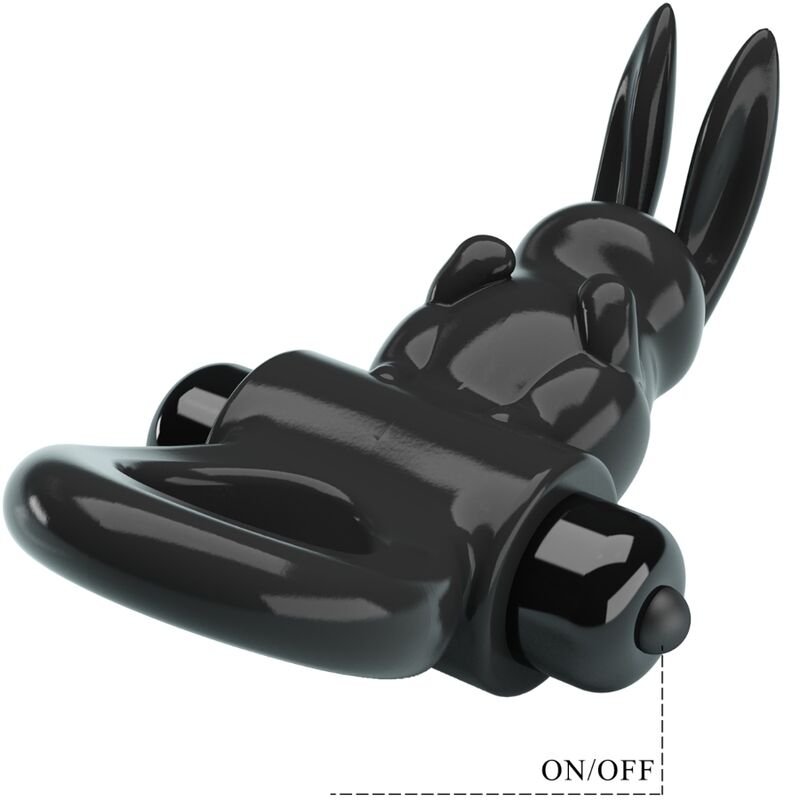 PRETTY LOVE - ANEL VIBRADOR COELHO ANEL EXCITANTE 10 VIBRAÇÕES PRETO - Image 5