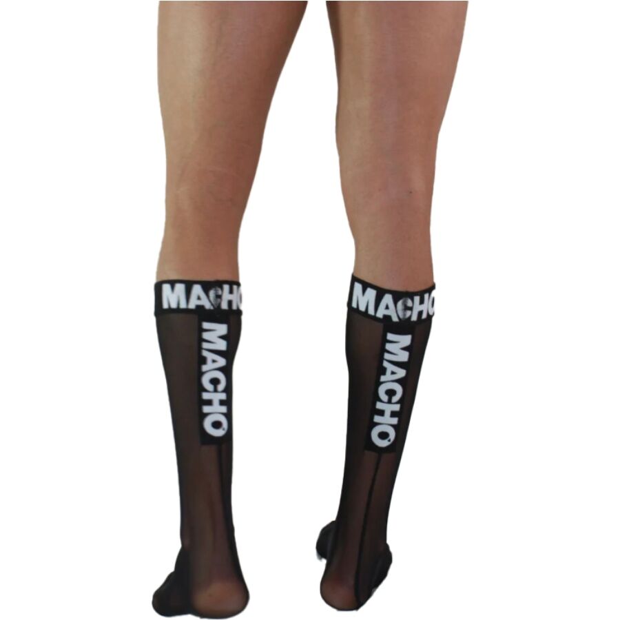 MACHO - MEIAS FINAS TAMANHO ÚNICO PRETO - Image 2