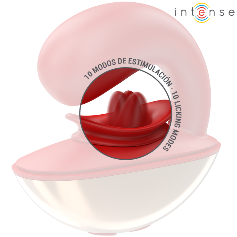 INTENSE - VIBRADOR E ESTIMULADOR MARIAH EM FORMATO U 10 VIBRAÇÕES VERMELHO - Image 6