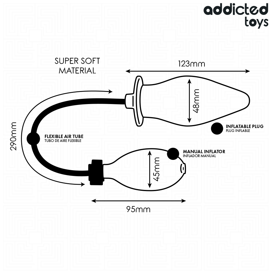 ADDICTED TOYS - PLUG ANAL INFLÁVEL MODELO 2 - Image 6