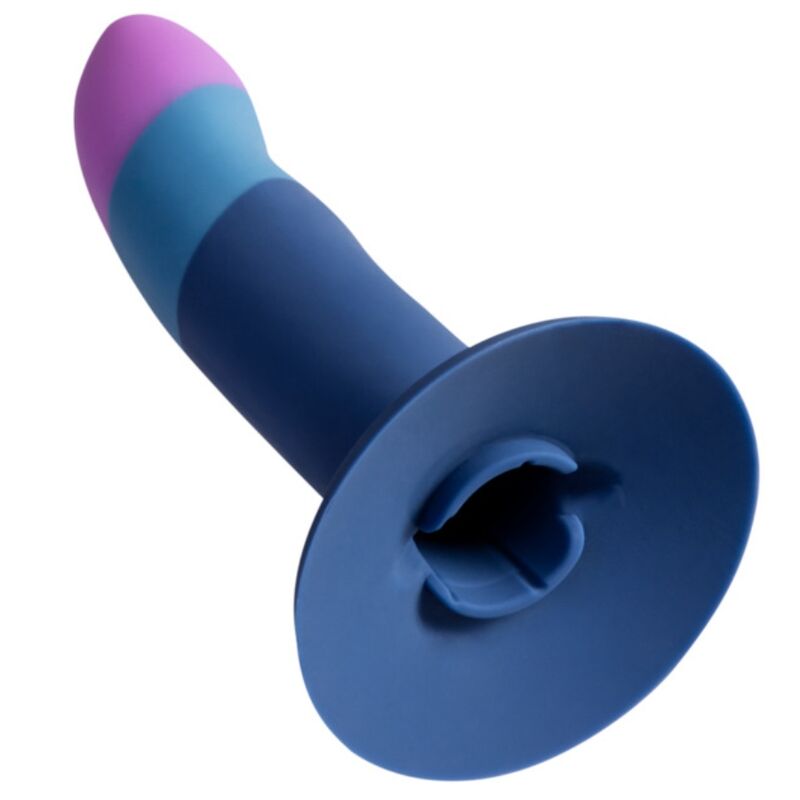 ROMP - PICCOLO DILDO DE SILICONE COM VENTOSA TRICOLORIDA 14 CM - Image 4