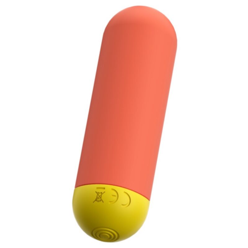 ROMP - RIOT MULTIFUNCIONAL VIBRATÓRIO BULLET LARANJA + AMARELO - Image 6