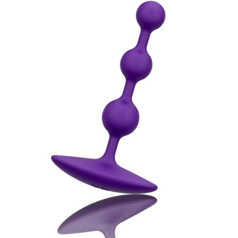 ROMP - AMP CONTAS ANAL DE SILICONE FLEXÍVEIS ROXAS 12,5 CM ROXAS - Image 6