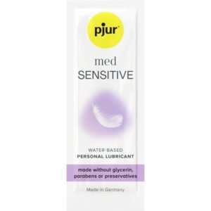 PJUR - MED SENSITIVE GLIDE LUBRIFICANTE BASE DE GUA 2 ML