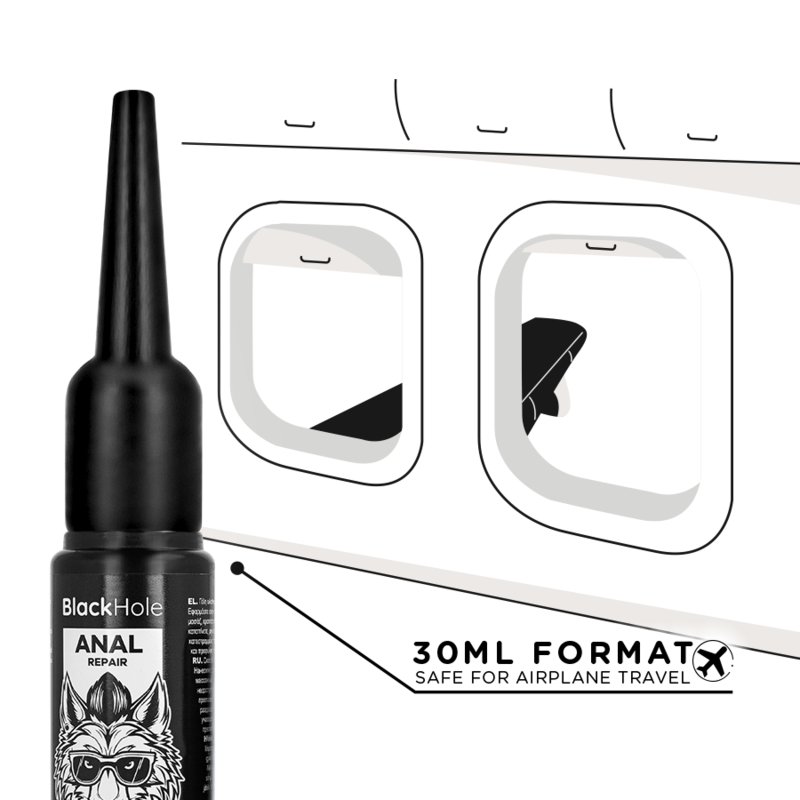 BLACK HOLE - APLICADOR DE LUBRIFICANTE ANAL TAMANHO P 30 ML - Image 5