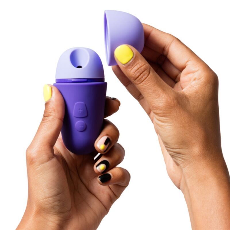 ROMP - FREE X Estimulador Clitoriano com Tampa, 10 Níveis, Recarregável, Roxo - Image 2
