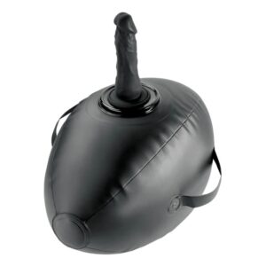 FETISH FANTASY SERIES - BODY DOCK BOLA DE AMOR INFLÁVEL COM DILDO PRETA 41,9 CM