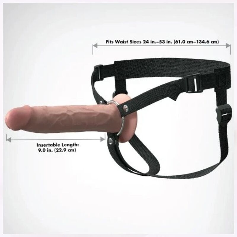 FANTASY X-TENSIONS - ELITE REALISTIC HOLLOW STRAP-ON 24.1 CM - Image 6