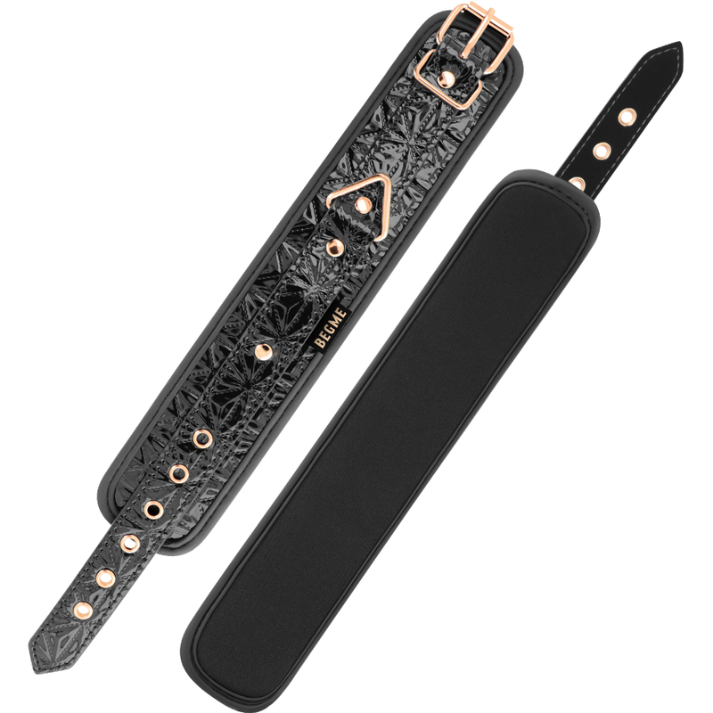 BEGME - BLACK EDITION PREMIUM HANDCUFFS WITH NEOPRENE LINING - Image 3