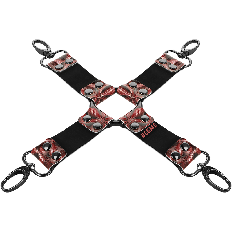 BEGME - RED EDITION PREMIUM VEGAN LEATHER HOG TIE - Image 4