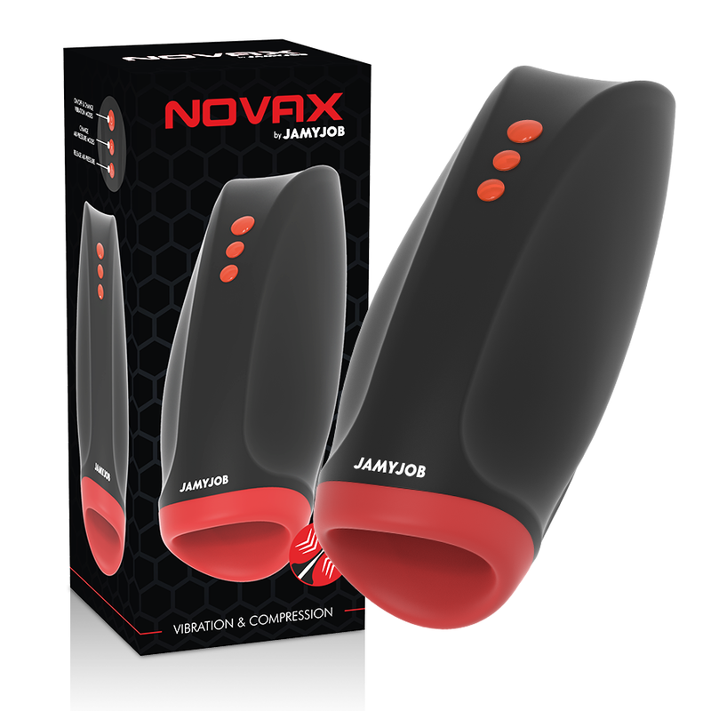 JAMYJOB - MASTURBADOR NOVAX COM VIBRAÇÃO E COMPRESSÃO - Image 2