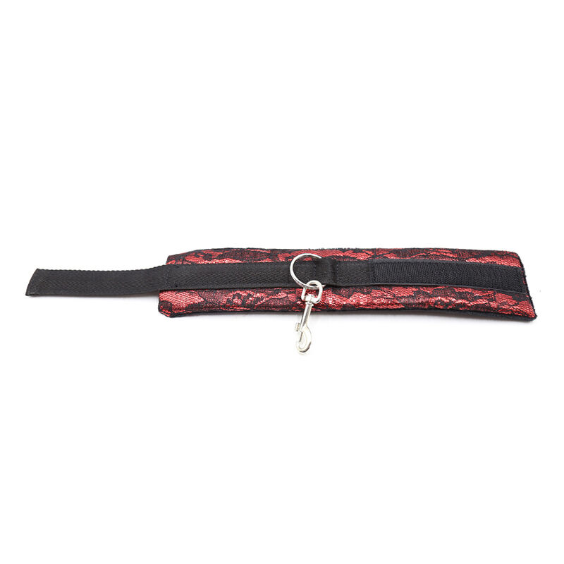 OHMAMA FETISH - VELVET HANDCUFFS WITH NYLON TAPE - Image 6
