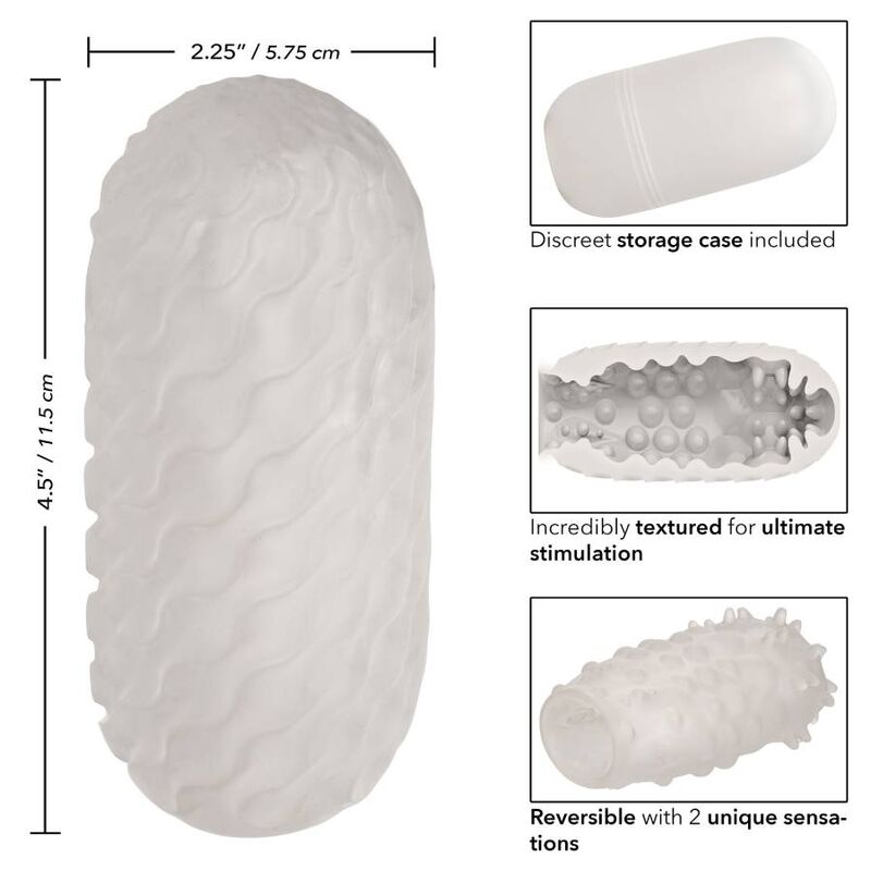 CALEXOTICS - REVERSÍVEL NUBBY STROKER - Image 2