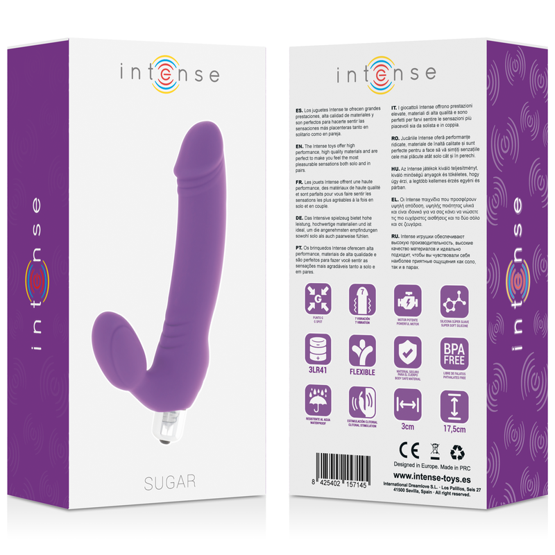 INTENSE - AÚCAR SETE VELOCIDADES SILICONE LIlás - Image 6
