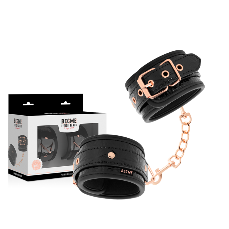 BEGME - BLACK EDITION PREMIUM HANDCUFFS WITH NEOPRENE LINING - Image 2