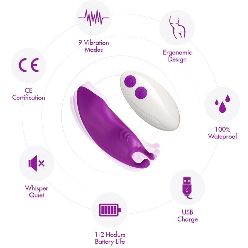 ARMONY - MEL BEE WEARABLE CALÇAS VIBRADOR G-SPOT CONTROLE REMOTO FÚCSIA - Image 6