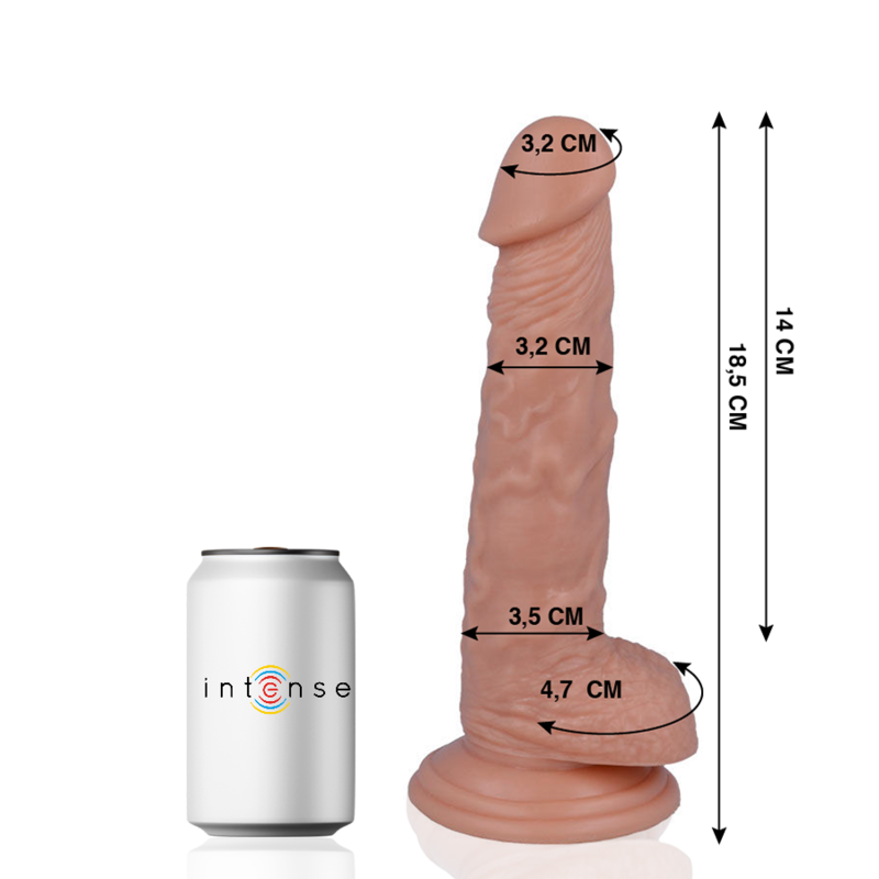 MR INTENSE - 13 PÊNIS REALÍSTICO 18.5 CM -O- 3.2 CM - Image 2