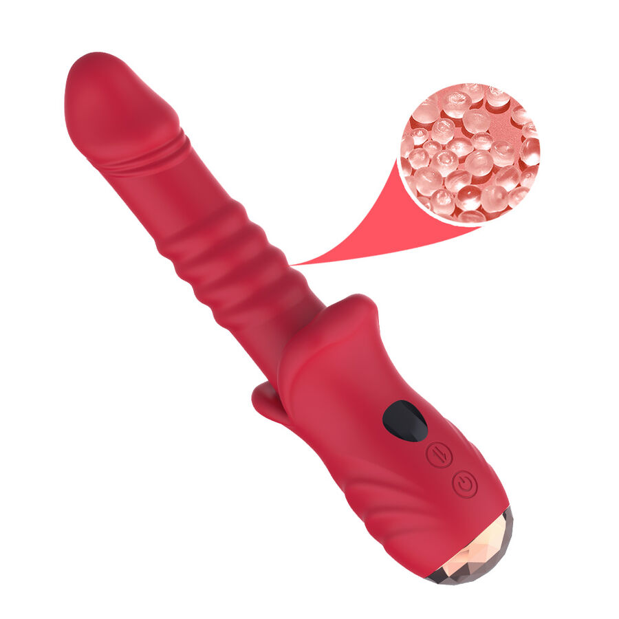 ARMONY - POINT A ESTIMULANTE VIBRADOR DILDO VERMELHO - Image 5