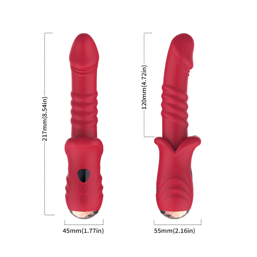 ARMONY - POINT A ESTIMULANTE VIBRADOR DILDO VERMELHO - Image 6