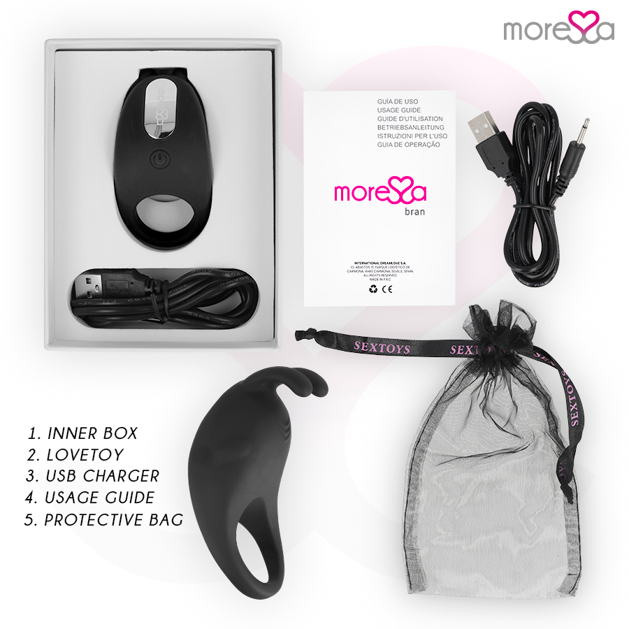 MORESSA - BRAD PREMIUM SILICONE RECARREGVEL PRETO - Image 6