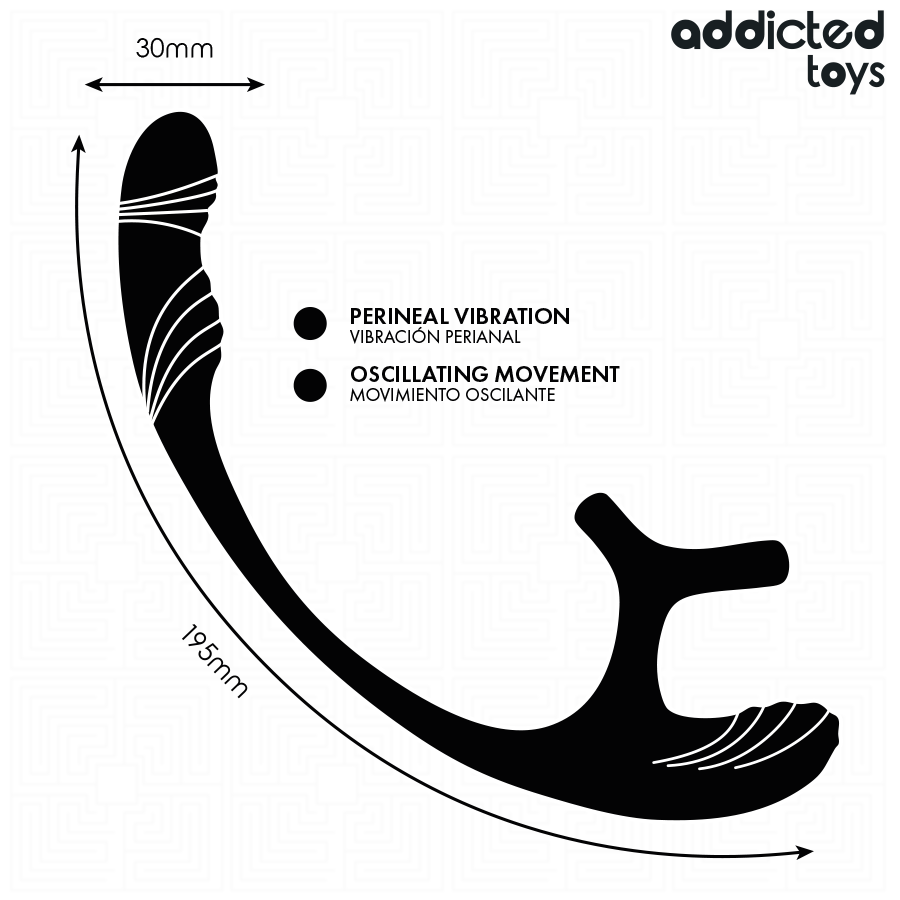 ADDICTED TOYS - PLUG ANAL COM VIBRAÇÃO, OSCILAÇÃO 360º E ESTIMULADOR DE TESTÍCULOS - Image 6