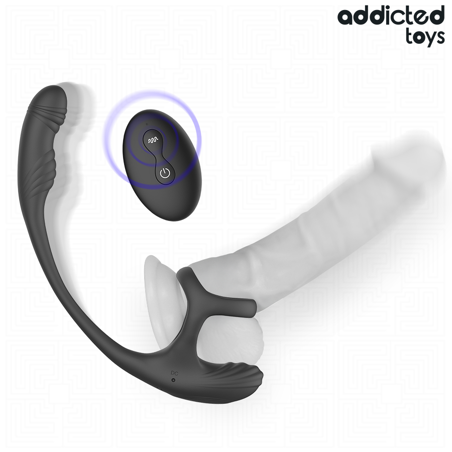 ADDICTED TOYS - PLUG ANAL COM VIBRAÇÃO, OSCILAÇÃO 360º E ESTIMULADOR DE TESTÍCULOS - Image 4