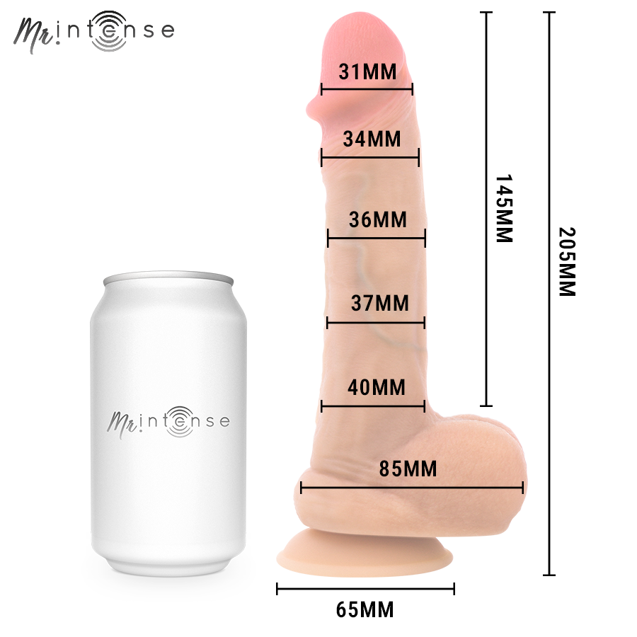 MR INTENSE - DANNY, DILDO EJACULANTE DE SILICONE, 20,5 CM - Ø - 4 CM - Image 4