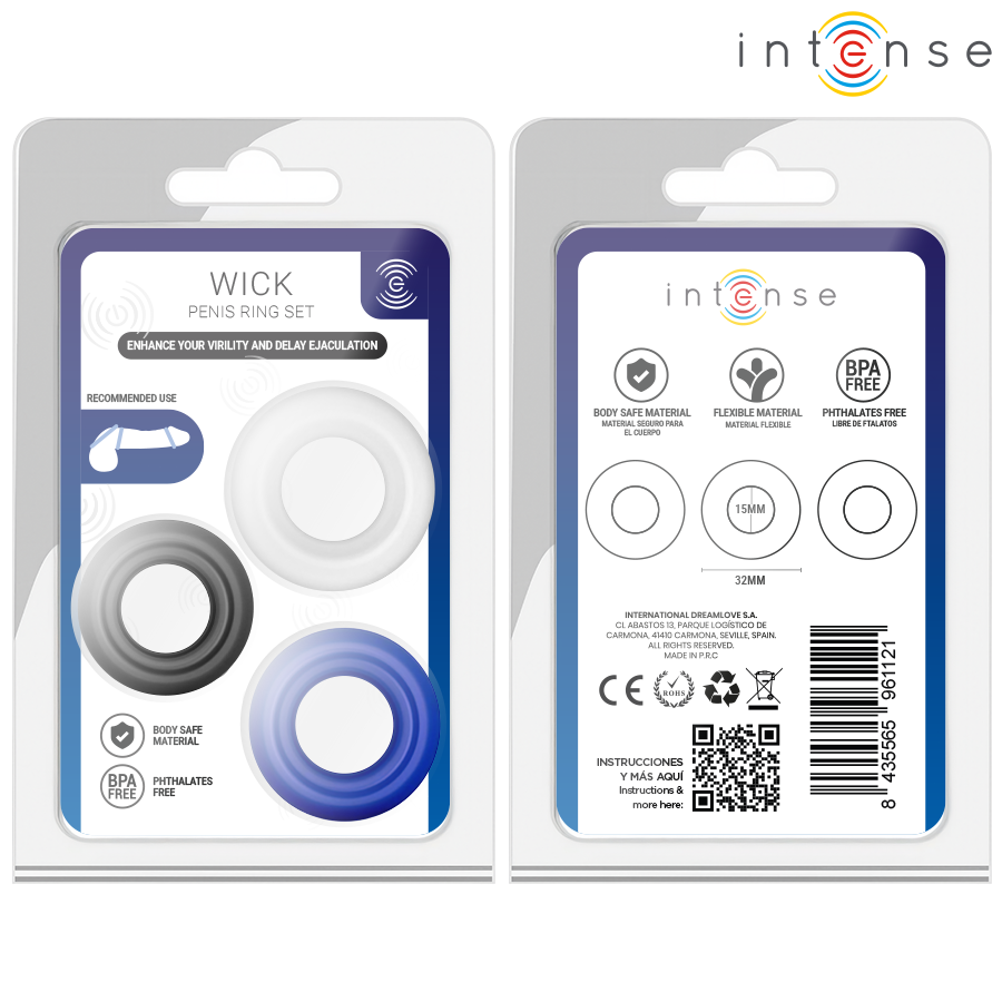 INTENSE - CONJUNTO DE 3 ANÉIS PENIANOS EM CORES VARIADAS - Image 5