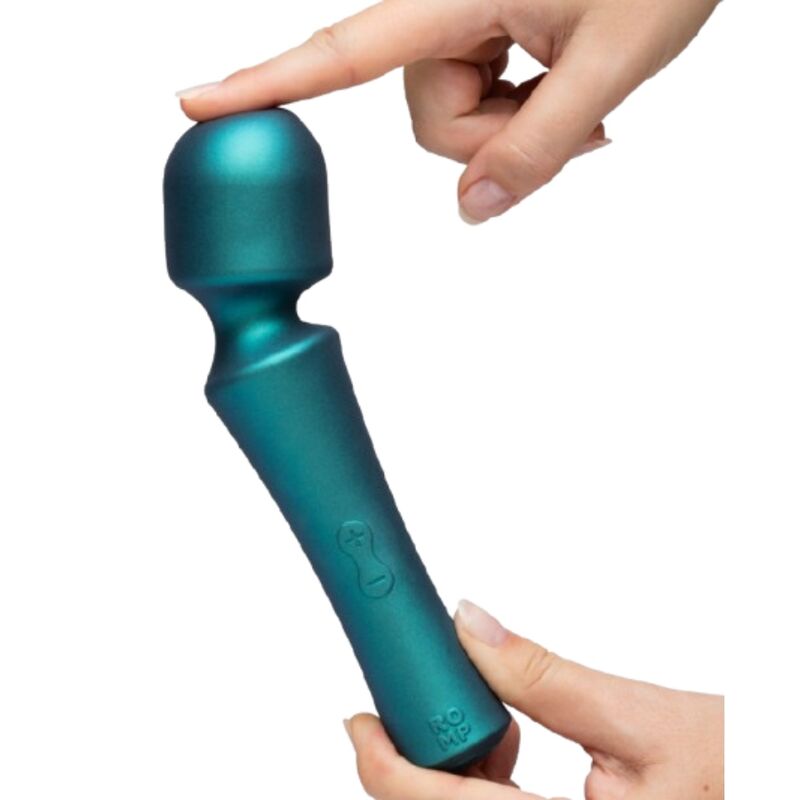 ROMP - PRESTO MINI WAND VIBRATOR COM CABEÇA FLEXÍVEL VERDE - Image 4