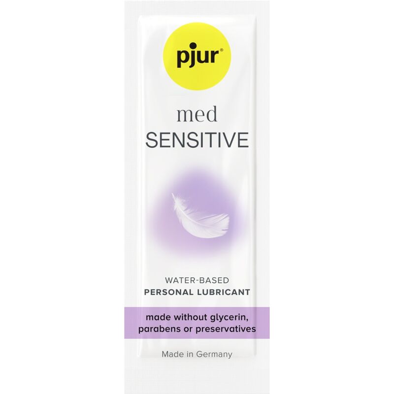 PJUR - MED SENSITIVE GLIDE LUBRIFICANTE BASE DE GUA 2 ML