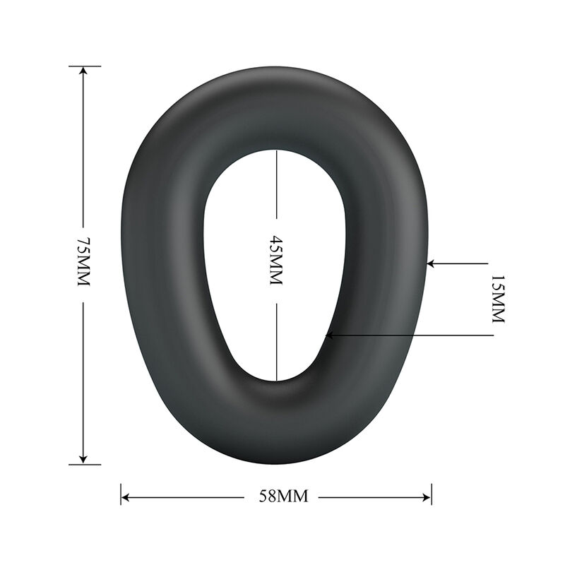CRAZY BULL - ANEL PENIANO DE SILICONE SUPER MACIO VESPER PRETO - Image 6