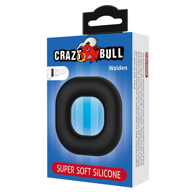 CRAZY BULL - ANEL PENIANO DE SILICONE SUPER MACIO WALDEN PRETO - Image 6