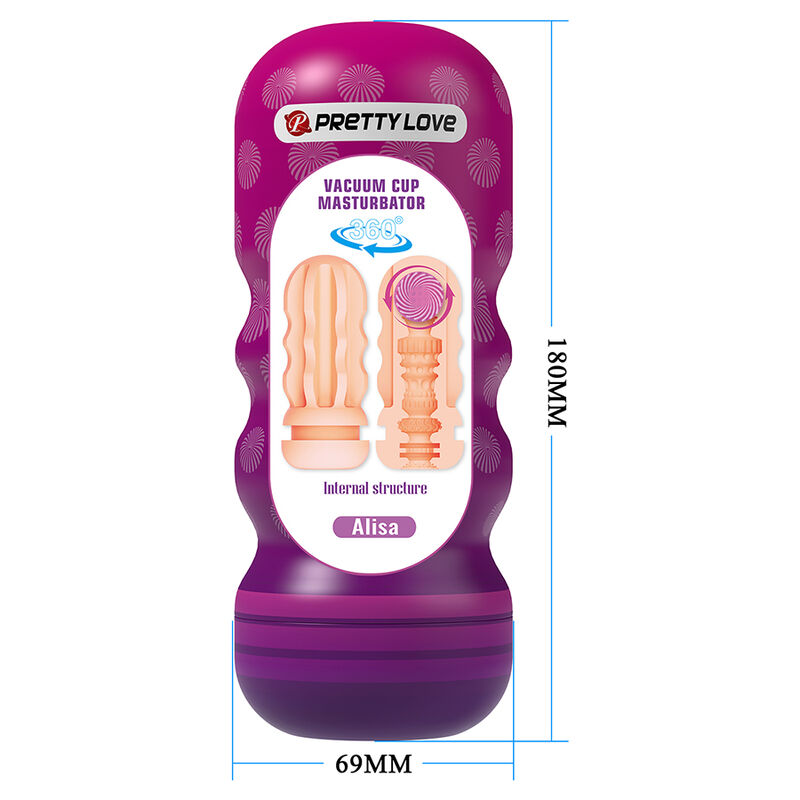 PRETTY LOVE - MASTURBADOR VAGINAL COM VENTOSA E TEXTURAS INTERNAS - Image 6