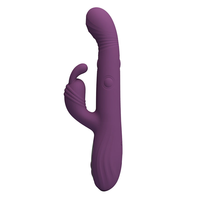 PRETTY LOVE - DEE VIBRADOR MULTIFUNCIONAL COELHO OSCILAÇÃO E PERCUSSÃO ROXO - Image 2