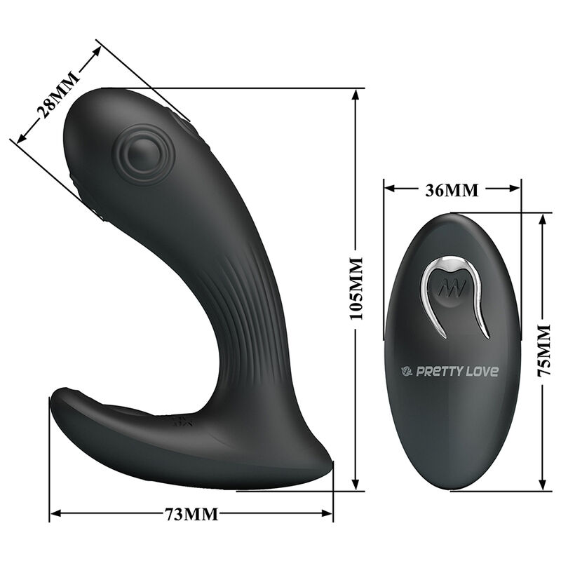 PRETTY LOVE - VIBRADOR DE PRÓSTATA MIRABELLE COM CONTROLE REMOTO - Image 6
