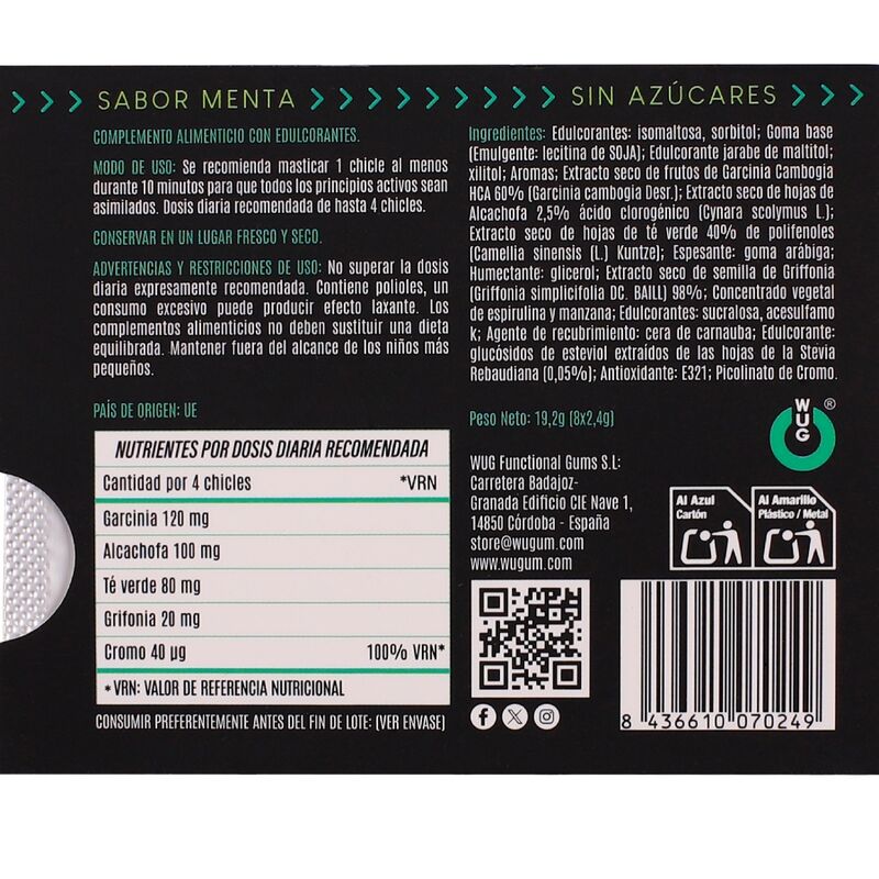WUG Diet - Controle do apetite e redução de lanches. Cartela com 8 unidades. - Image 4