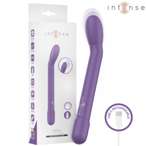 INTENSE - ESTIMULADOR DE PONTO G RECARREGÁVEL KARLIE ROXO