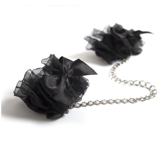 BIJOUX - INDISCRETS FROU FROU ORGANZA HANDCUFFS - Image 2