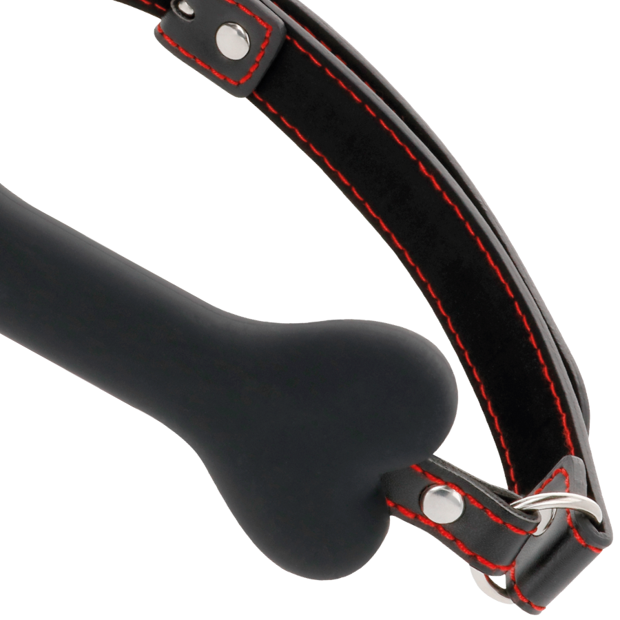 DARKNESS - BLACK BONE SILICONE GAG - Image 3