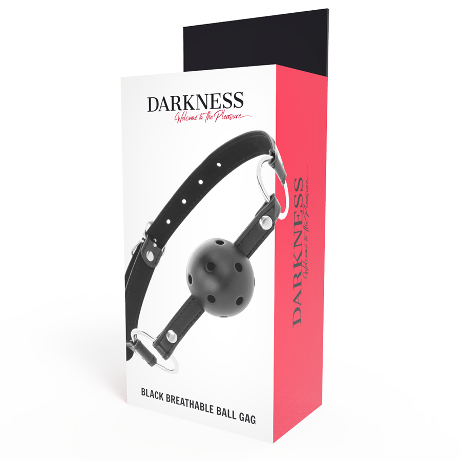 DARKNESS - BLACK BREATHABLE GAG - Image 4